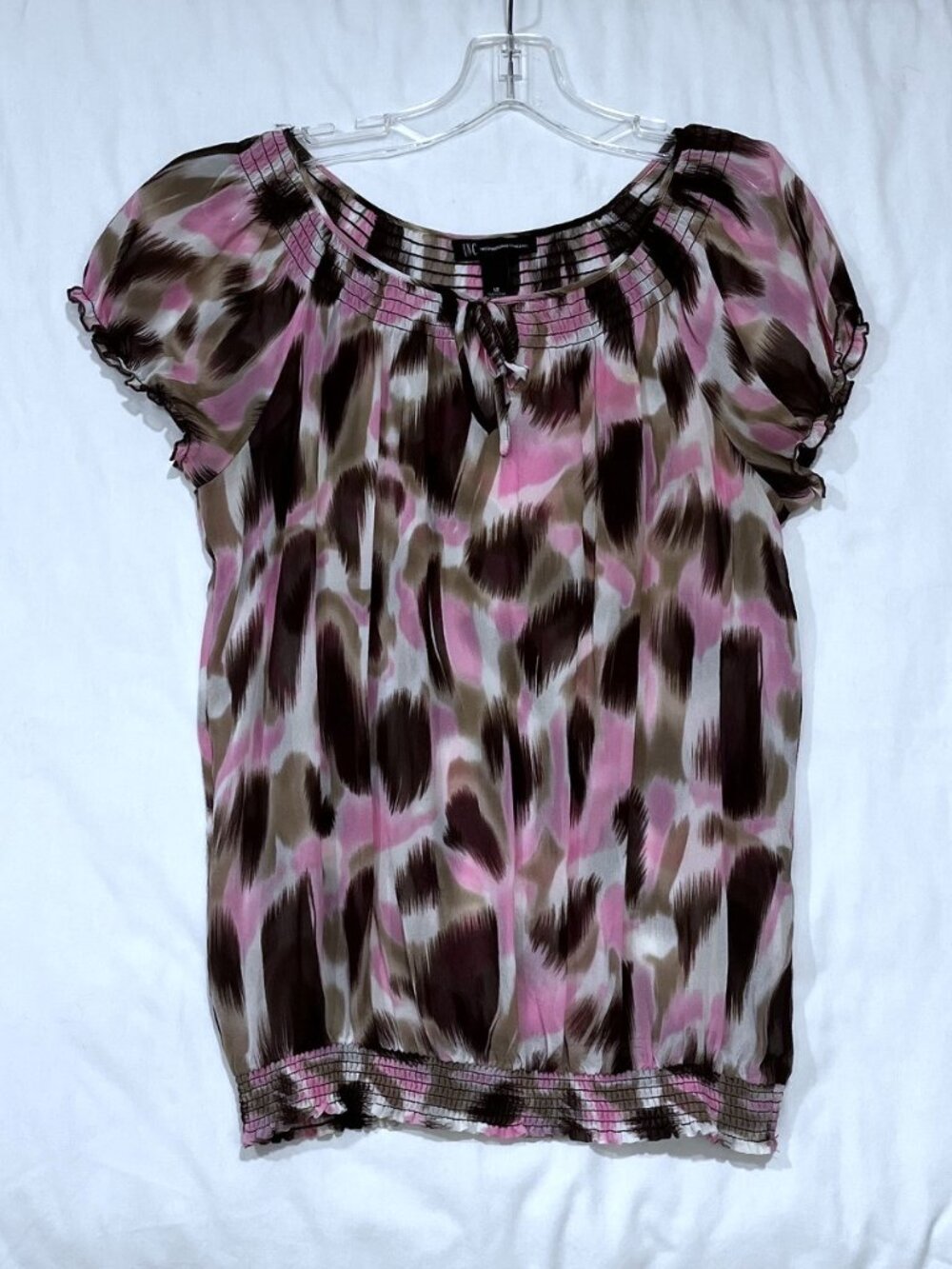 I.N.C. International Concepts – Short Sleeve Peasant Blouse – Size 12